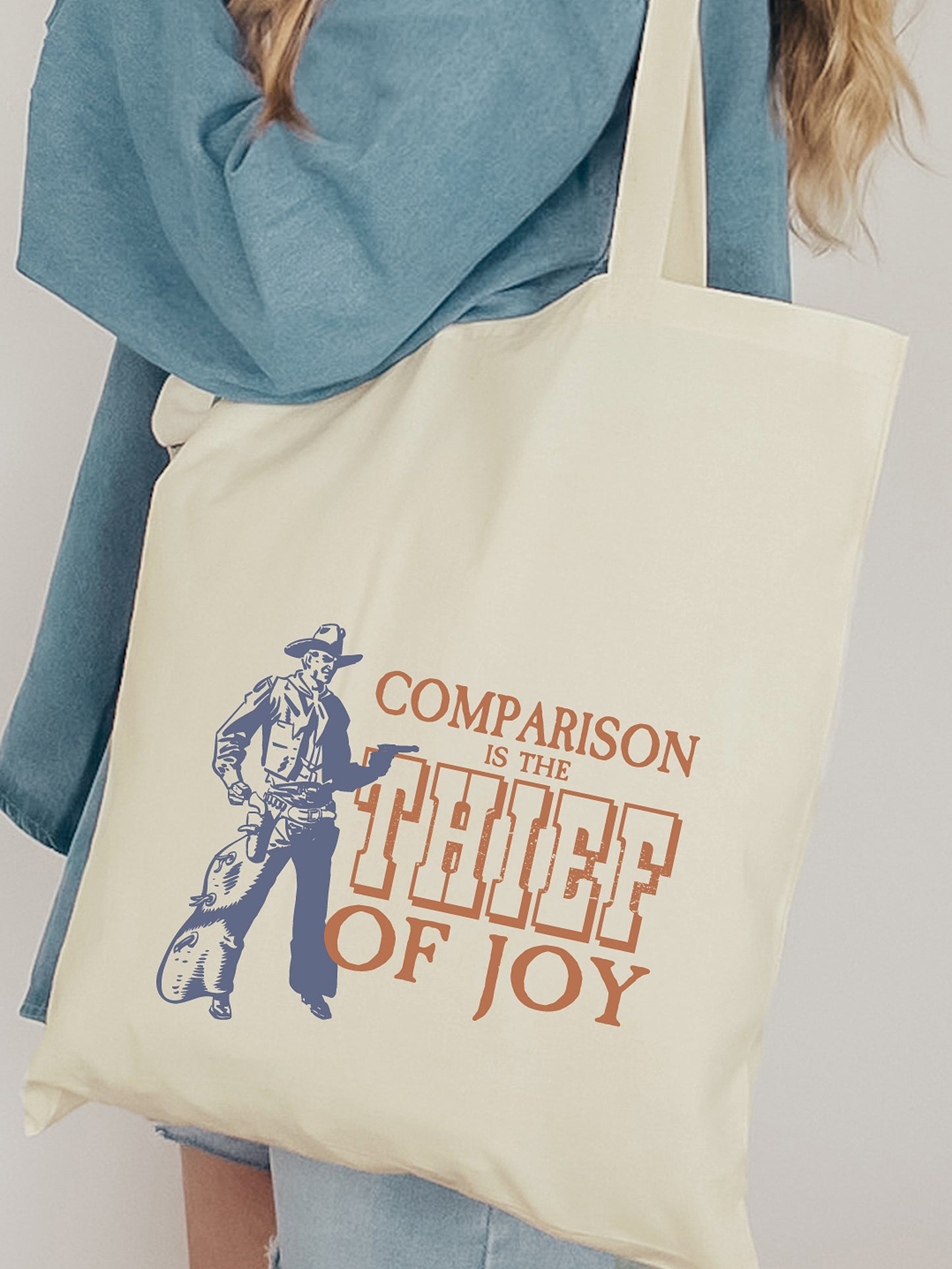 Thief Of Joy Cotton Canvas Tote Bag