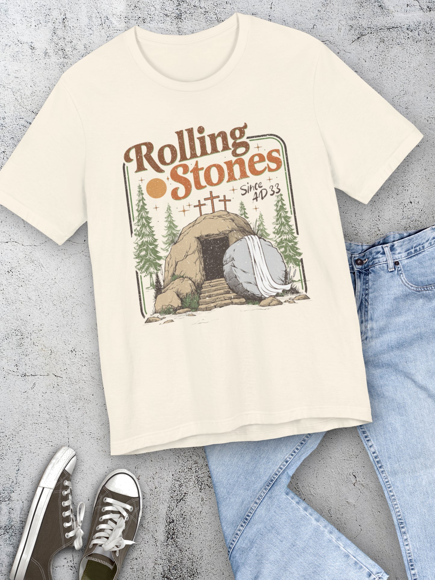 Rolling Stones Cream Graphic Tee