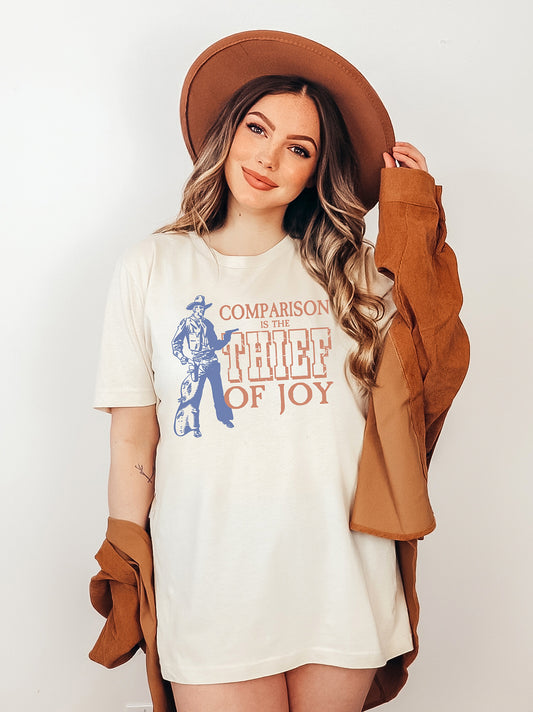 Thief Of Joy Cream Graphic Tee