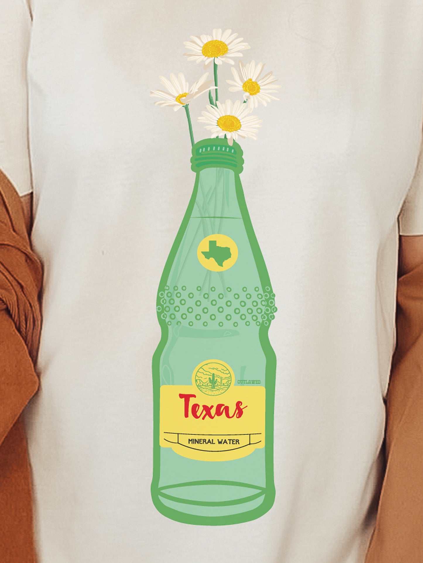 Texas Mineral Water Cream Graphic Tee