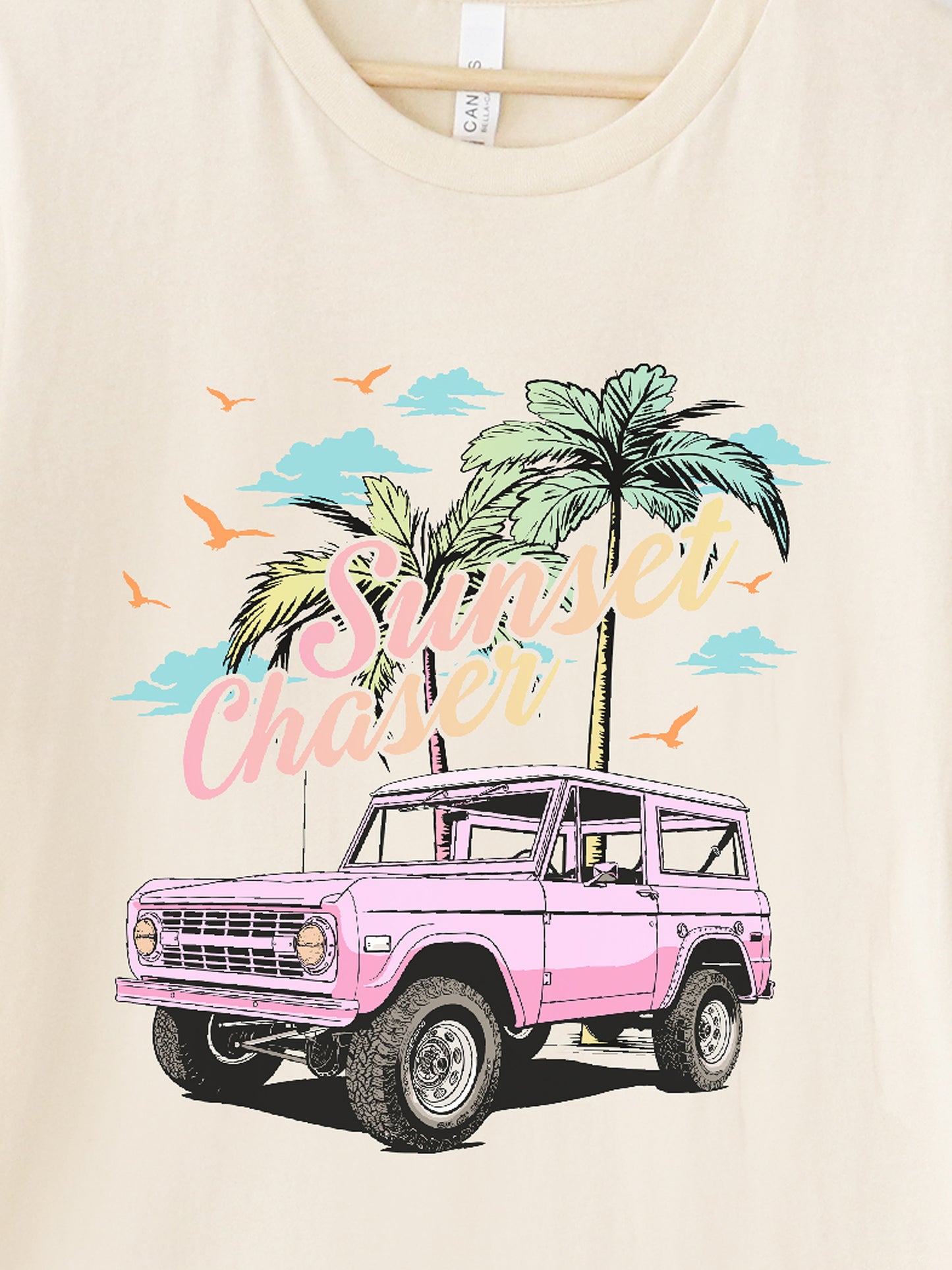 Sunset Chaser Cream Graphic Tee