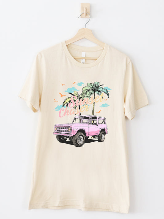 Sunset Chaser Cream Graphic Tee