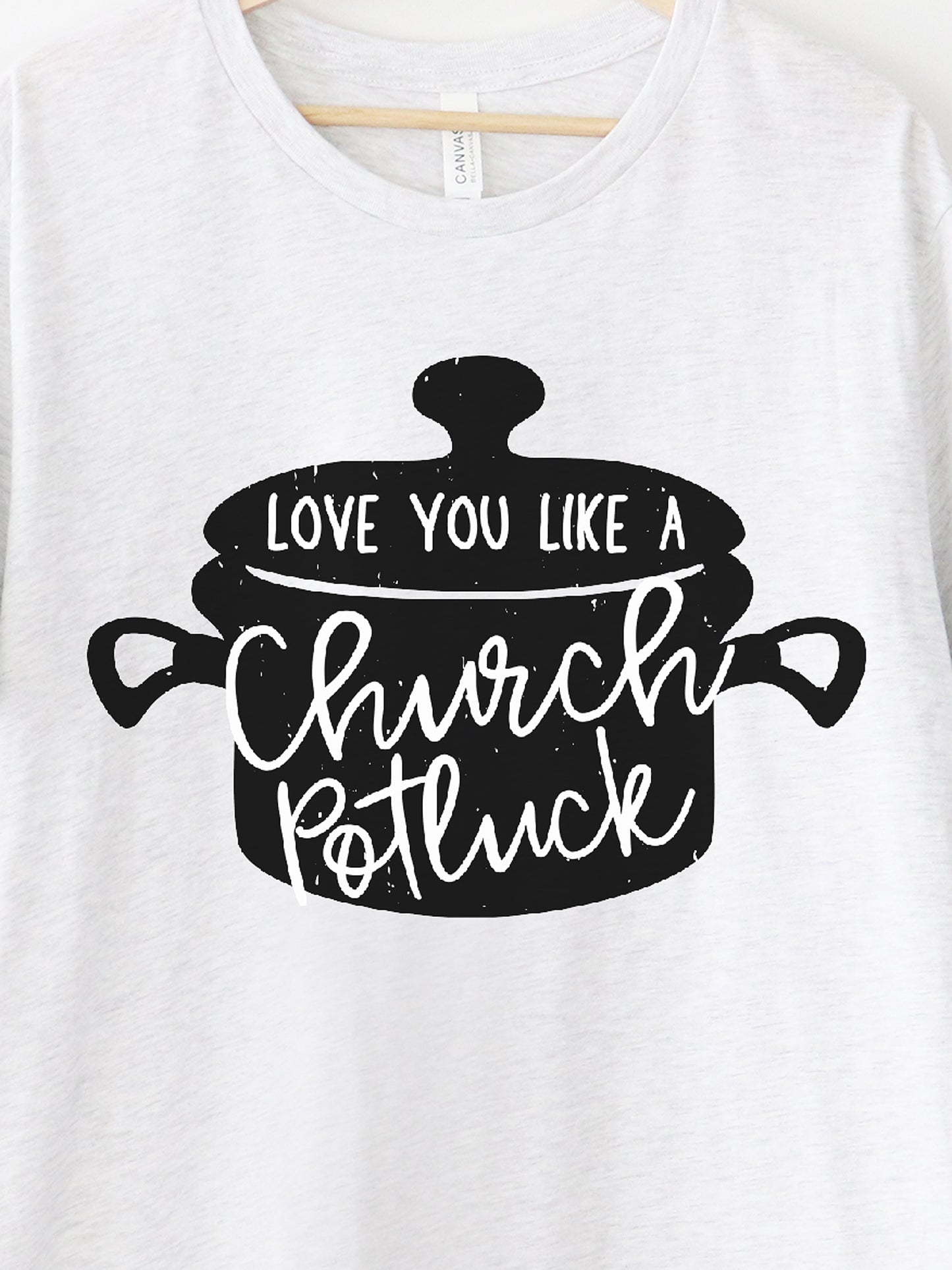 Church Potluck Ash Graphic Tee