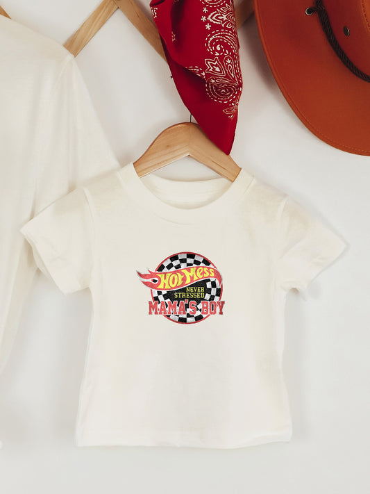 Hot Mess Mama's Boy Toddler Graphic Tee