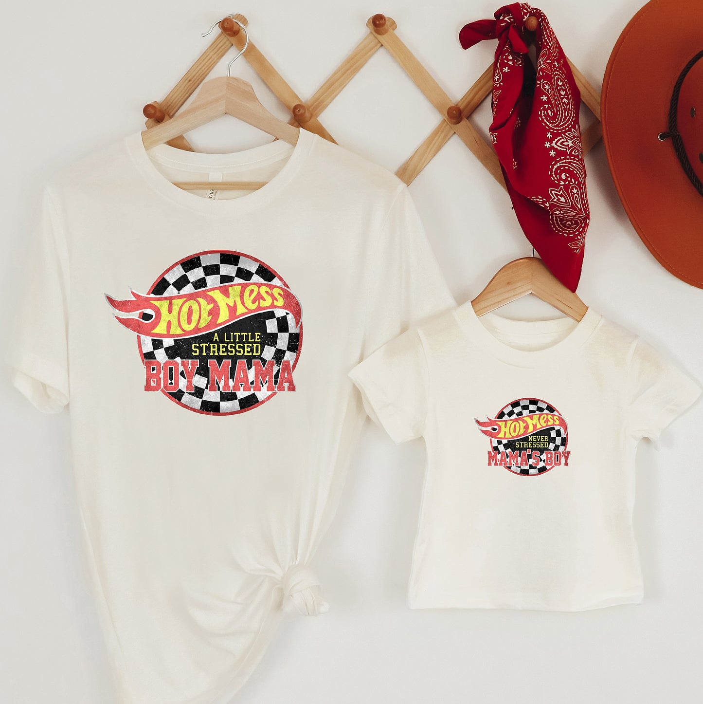 Hot Mess Mama's Boy Toddler Graphic Tee