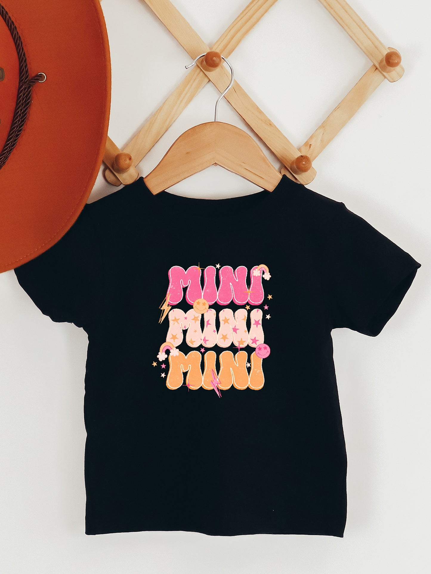 Mini Mini Mini Toddler Black Graphic Tee