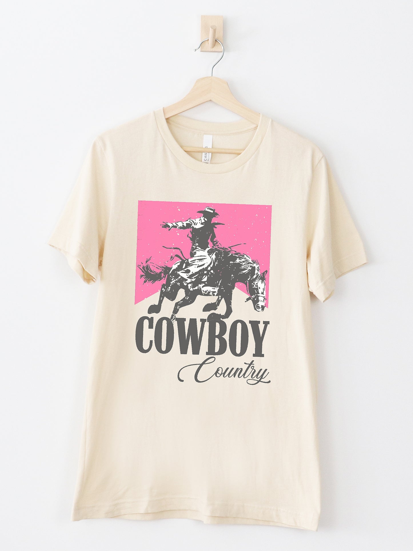 Cowboy Country Cream Graphic Tee