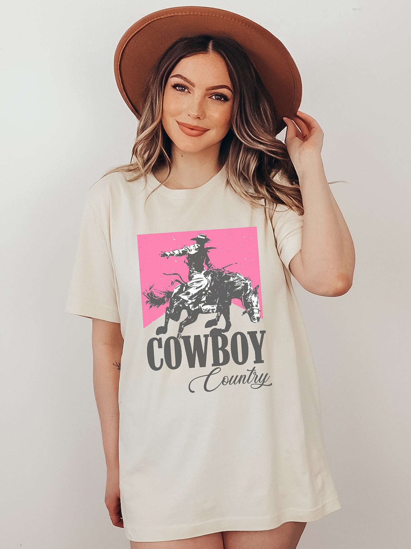 Cowboy Country Cream Graphic Tee