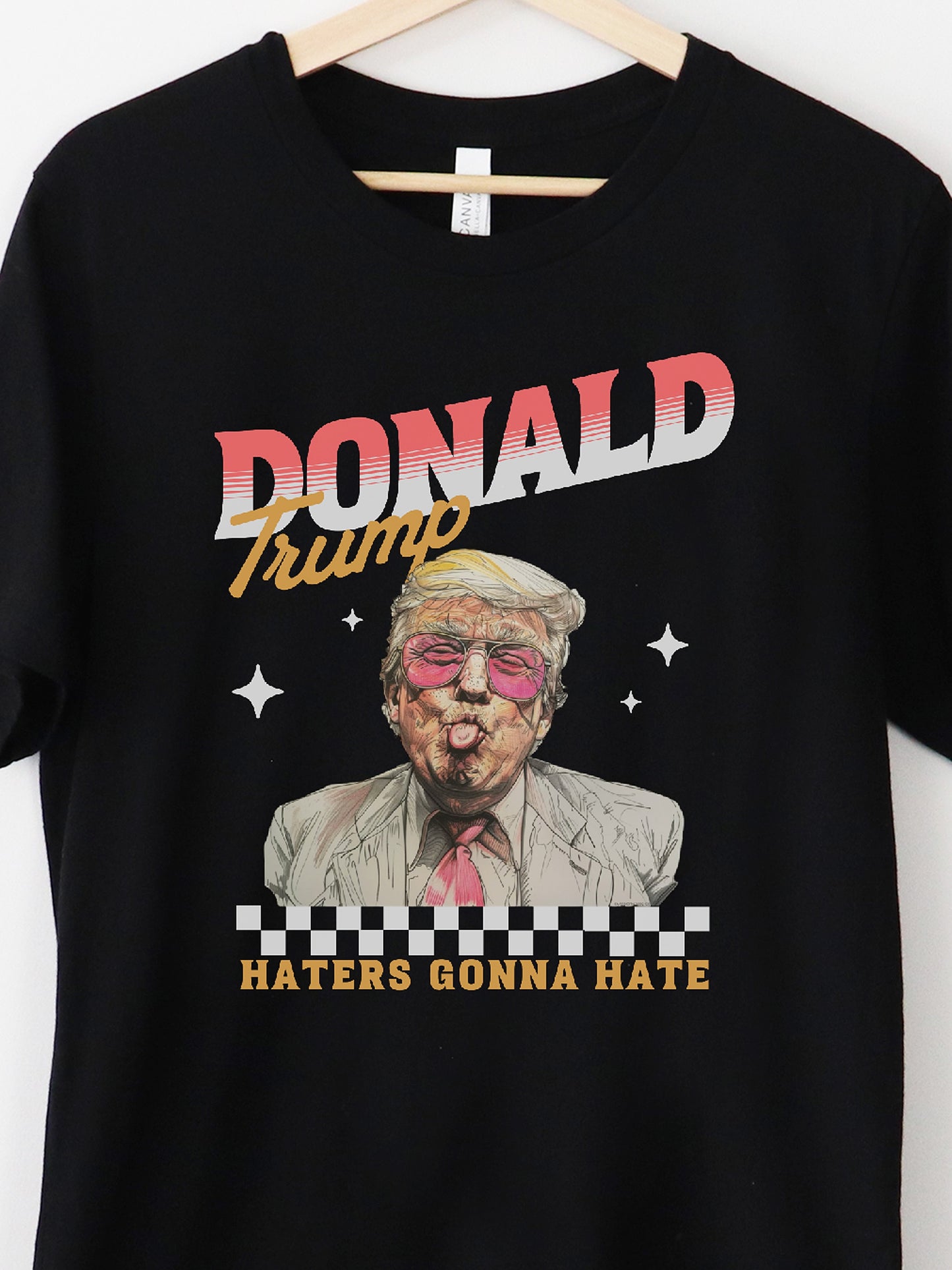 Haters Gonna Hate Black Graphic Tee