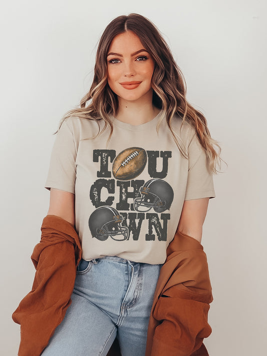 Touchdown Tan Graphic Tee