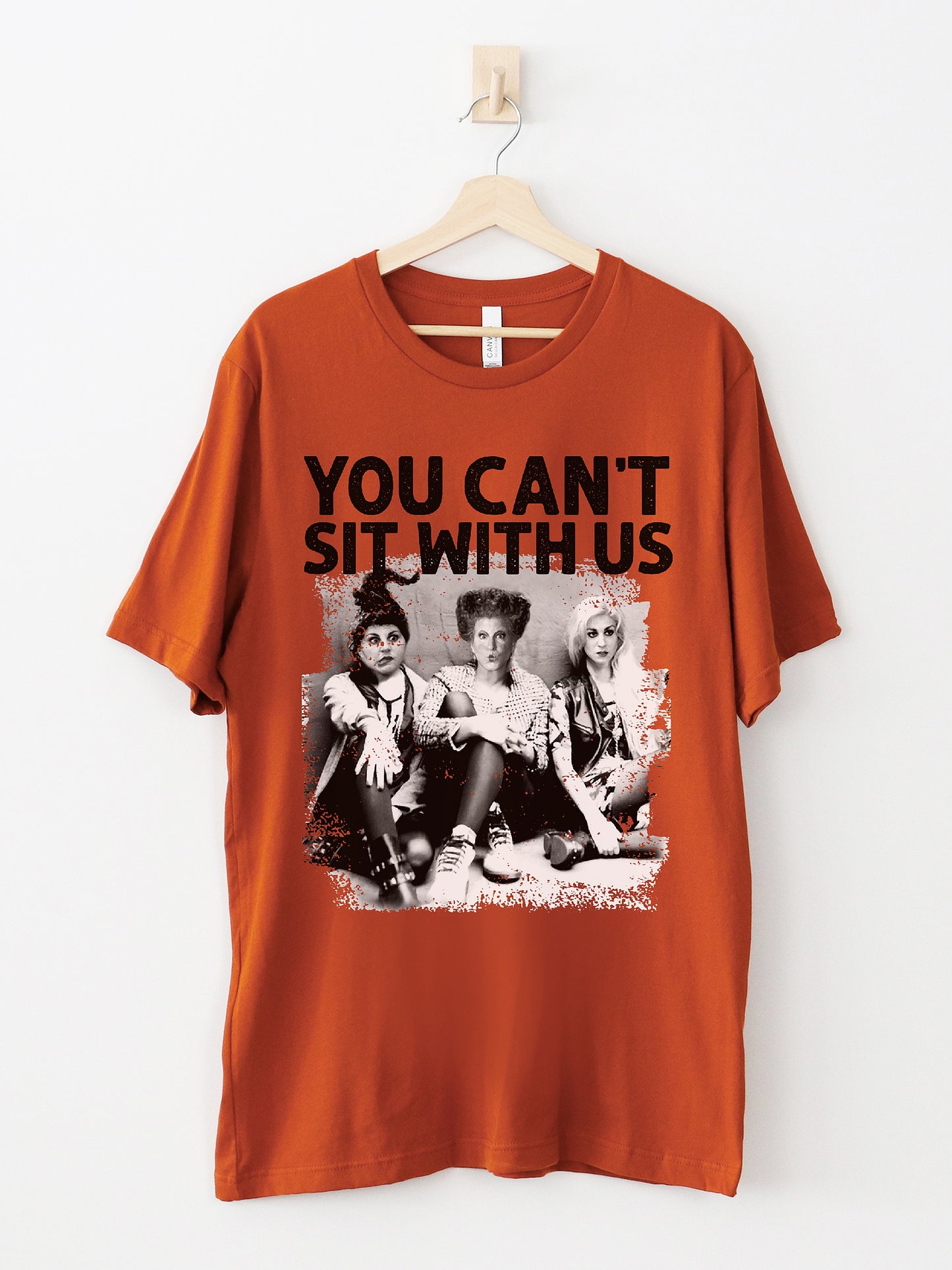 You can't sit with us Heather Autumn Graphic Tee