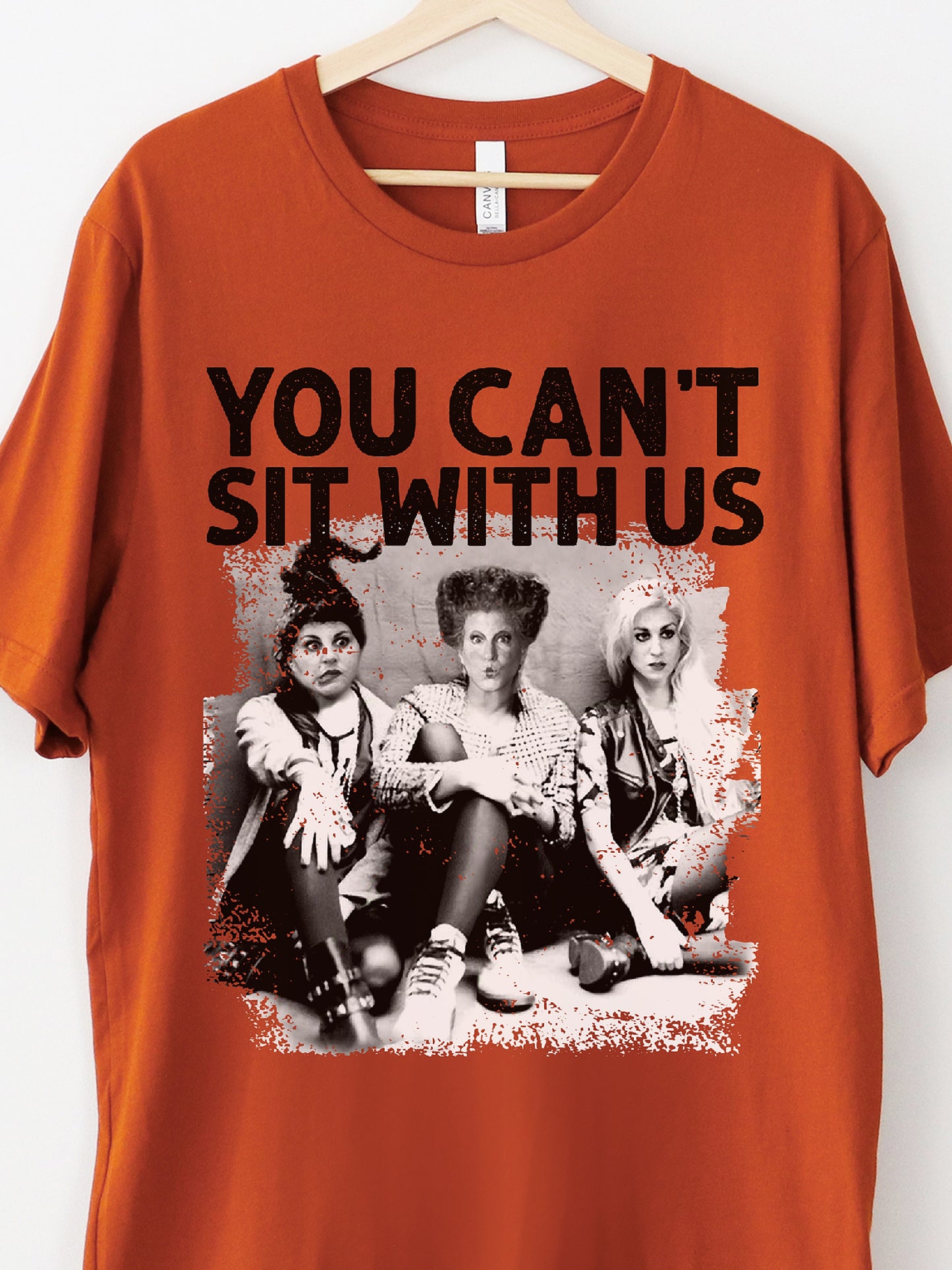 You can't sit with us Heather Autumn Graphic Tee