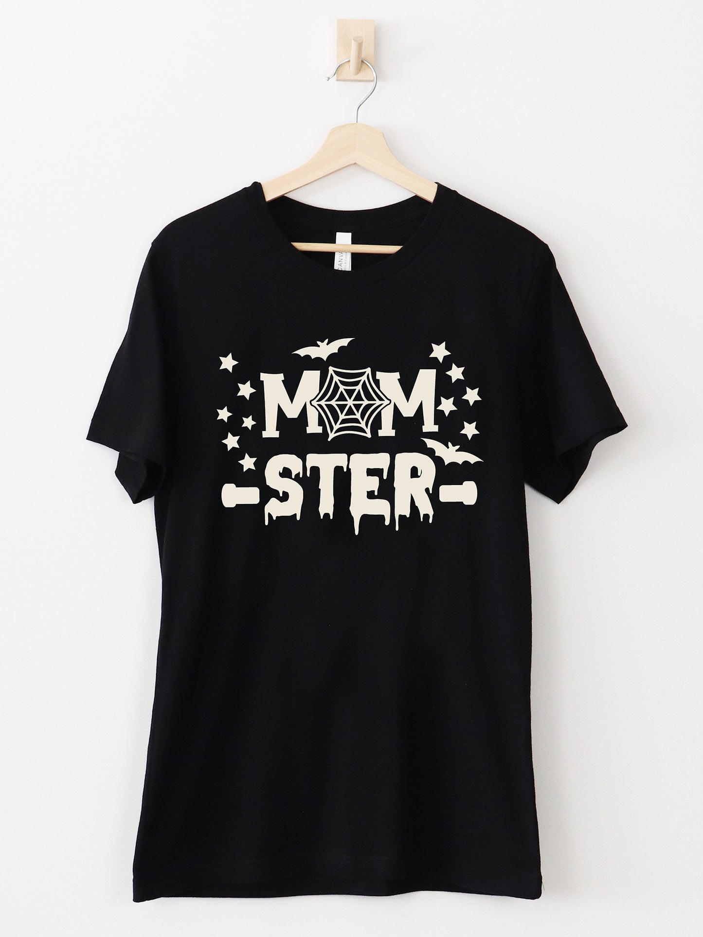 Momster Black Graphic Tee