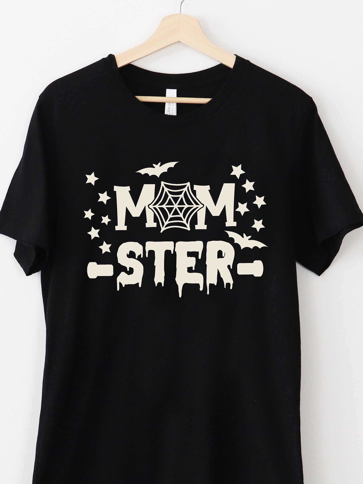 Momster Black Graphic Tee