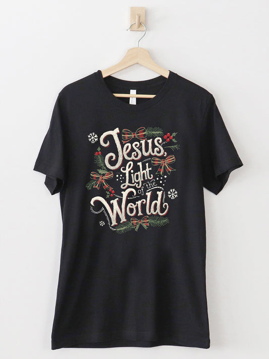 Light Of The World Vintage Black Graphic Tee