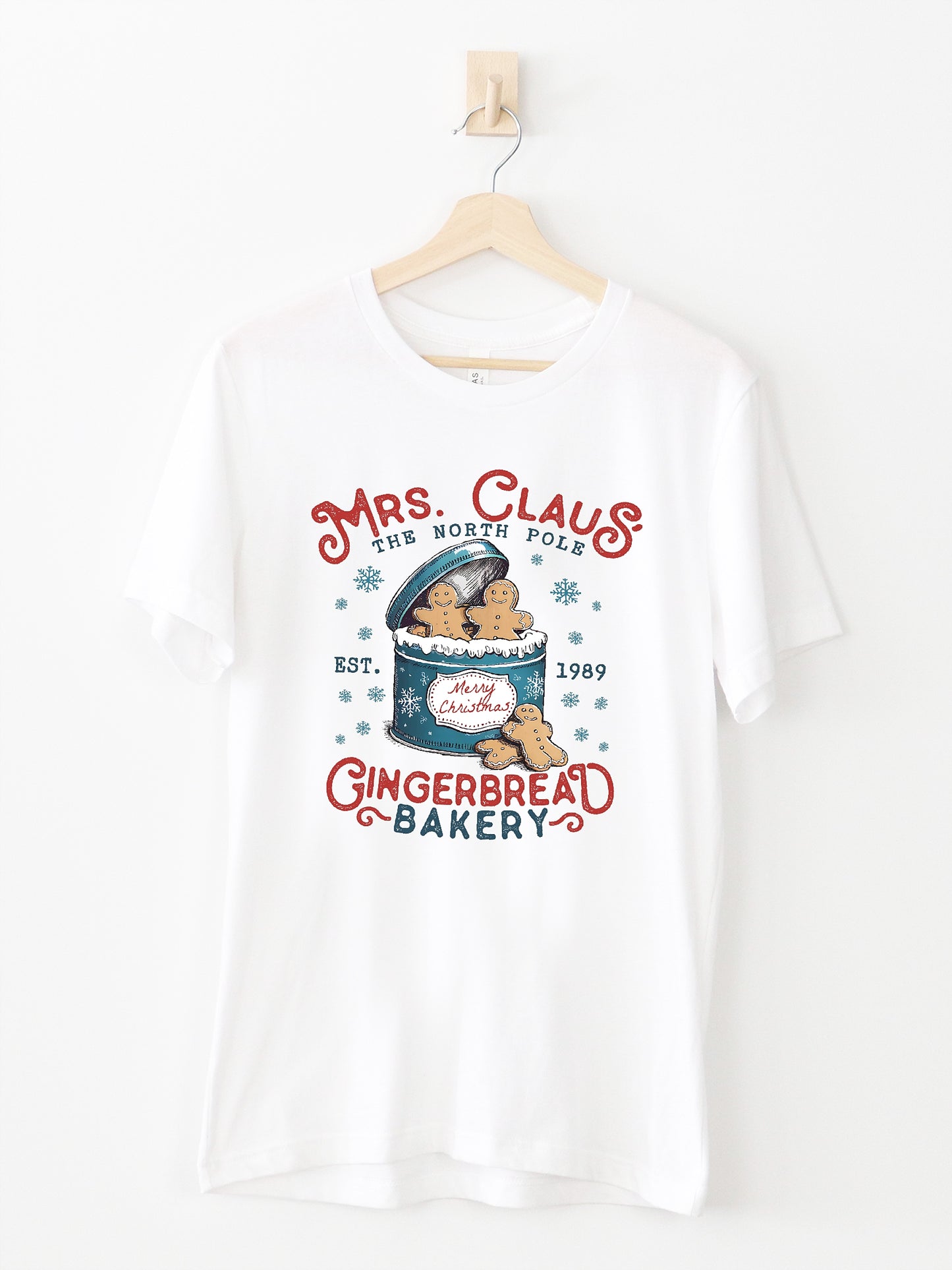 Gingerbread Bakery White Graphic Tee