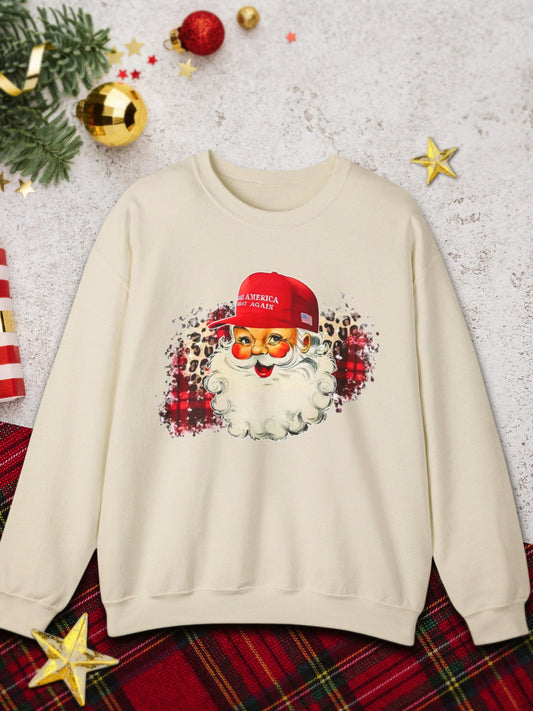 MAGA Santa Crewneck Sweatshirt